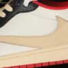 AJ 1 Low Travis Scott University Red Black White CQ4278-125