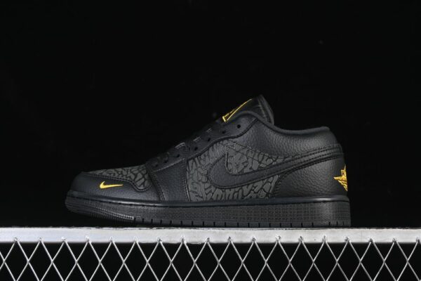 AJ 1 Low ‘Black Elephant Print’ IM6568-010