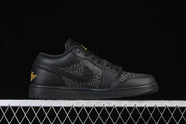 AJ 1 Low ‘Black Elephant Print’ IM6568-010