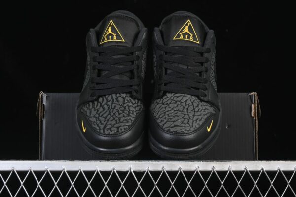 AJ 1 Low ‘Black Elephant Print’ IM6568-010