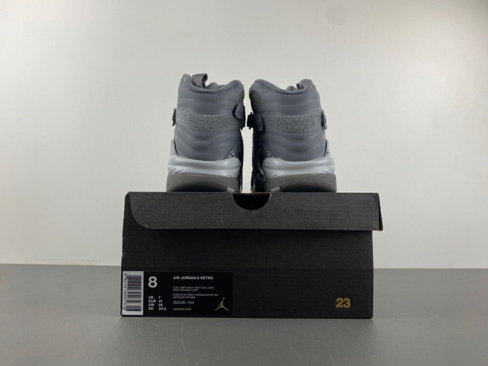 AJ 8 Retro ‘Cool Grey’ 305381-014 AJ 8 Retro ‘Cool Grey’ 305381-014