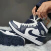 AJ 1 Mid GS Obsidian 554725-174 AJ 1 Mid GS Obsidian 554725-174