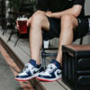 AJ 1 Low Obsidian Ember Glow 553558-481 AJ3009