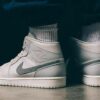 AJ 1 Mid Retro SE ‘Grey Fog’ 554725-053 AJ 1 Mid Retro SE ‘Grey Fog’ 554725-053