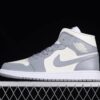 New Arrival AJ1 Mid BQ6472-115 Grey Sail