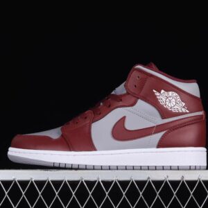 New Arrival AJ1 Mid DQ8426-615 Team Red