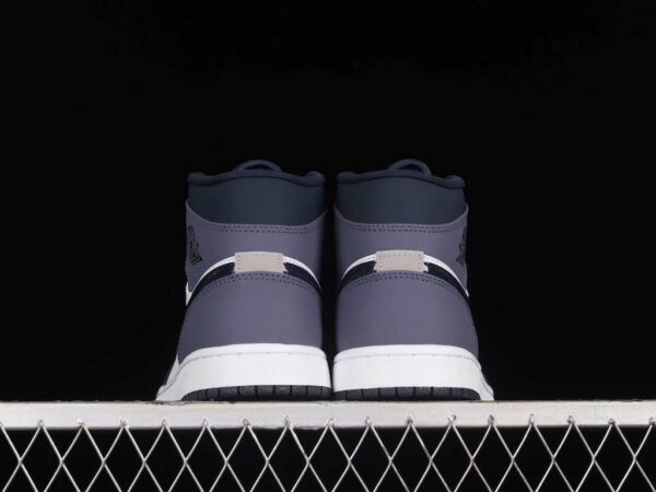 New Arrival AJ1 Mid Obsidian 554724-445