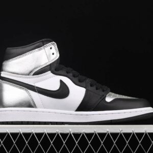 New Arrival AJ1 High CD0461-001 Silver Toe