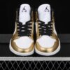 New Arrival AJ1 Mid DC1419-700 Metallic Gold