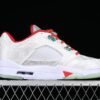 AJ 5 Retro Low White Red Green DM4640-666