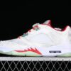AJ 5 Retro Low White Red Green DM4640-666