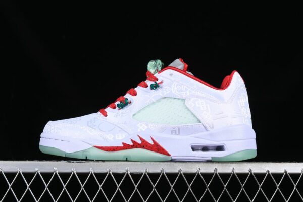 AJ 5 Low x CLOT ‘White Silk’ 1551183