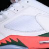 AJ 5 Low Hurricanes Football Grey Brilliant Orange Pine Green FQ1316-018 AJ 5 Low Hurricanes Football Grey Brilliant Orange Pine Green FQ1316-018
