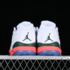 AJ 5 Low Hurricanes Football Grey Brilliant Orange Pine Green FQ1316-018 AJ 5 Low Hurricanes Football Grey Brilliant Orange Pine Green FQ1316-018