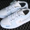 AJ 1 Low SE GS Blue Glitter Swoosh FQ9112-100 AJ 1 Low SE GS Blue Glitter Swoosh FQ9112-100