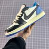 AJ 1 Retro Low x Fragment x Travis Scott Sail Black Royal Blue DM7866-140 AJ3142