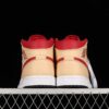 AJ 1 Mid ‘Light Curry Cardinal Red’ 554724-201