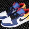 AJ 1 Low White Deep Royal Blue 553558-123