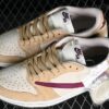 AJ 1 Low Travis Scott Beige Khaki Purple DM7866-811