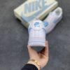 New Arrival AF 1 Custom Blue Swoosh AJ3125