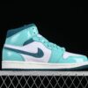 New Arrival AJ1 Mid Washed Teal Mint Foam DZ3745-300