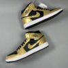 AJ 1 Mid Metallic Gold Black DR6967-071