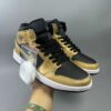 AJ 1 Mid Metallic Gold Black DR6967-071