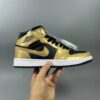 AJ 1 Mid Metallic Gold Black DR6967-071