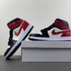 AJ 1 Mid Black Toe BQ6472-160 AJ 1 Mid Black Toe BQ6472-160