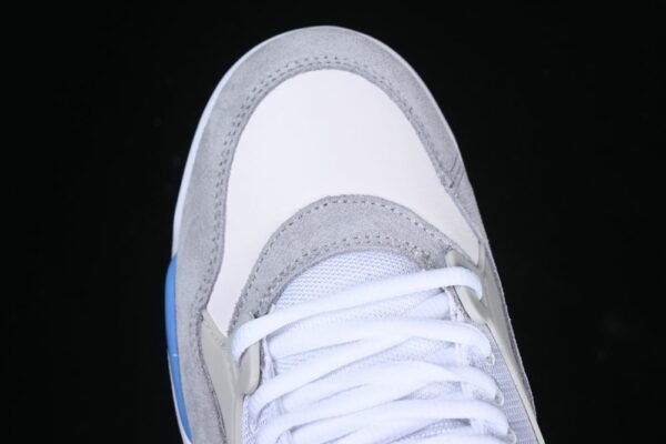 New Arrival AJ4 Vintage Basketball Shoes Unisex Low-Top Gray White Blue FQ7939-104