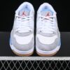 New Arrival AJ4 Vintage Basketball Shoes Unisex Low-Top Gray White Blue FQ7939-104