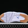 New Arrival AJ4 Vintage Basketball Shoes Unisex Low-Top Gray White Blue FQ7939-104