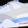 New Arrival AJ4 Vintage Basketball Shoes Unisex Low-Top Gray White Blue FQ7939-104