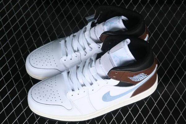 AJ 1 Retro Mid SE Brown Blue Grey FQ8162-142