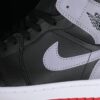 AJ 1 Mid Black Cement Grey Red Shoes DQ8426-006