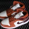 AJ 1 Mid Dusty Peach Night Maroon BQ6472-200