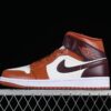 AJ 1 Mid Dusty Peach Night Maroon BQ6472-200