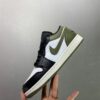AJ 1 Low Black Toe Medium Olive AJ3301 AJ 1 Low Black Toe Medium Olive AJ3301