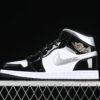 AJ 1 Mid Black Patent HV0789-010 AJ 1 Mid Black Patent HV0789-010