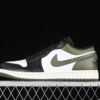 AJ 1 Low ‘Black White Medium Olive’ 553558-092 AJ 1 Low ‘Black White Medium Olive’ 553558-092
