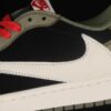 AJ 1 Low Travis Scott Black Dark Green CQ4277-008 AJ 1 Low Travis Scott Black Dark Green CQ4277-008