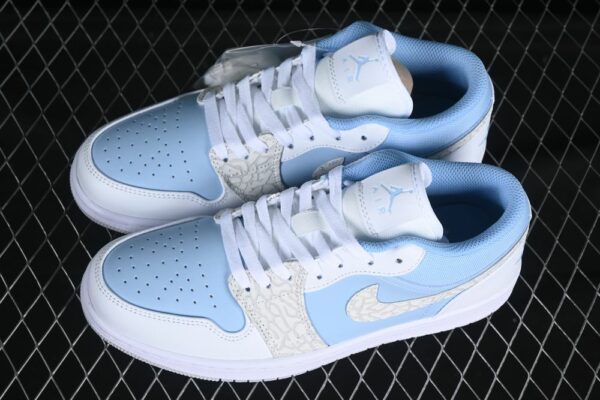 AJ 1 Low Blue Tint Elephant Print IB7692-400