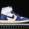AJ 1 Retro High White Deep Royal Blue DZ5485-100