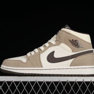 AJ 1 Mid OG SP Sail Beige Light Brown 554766-003