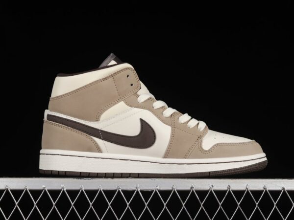 AJ 1 Mid OG SP Sail Beige Light Brown 554766-003