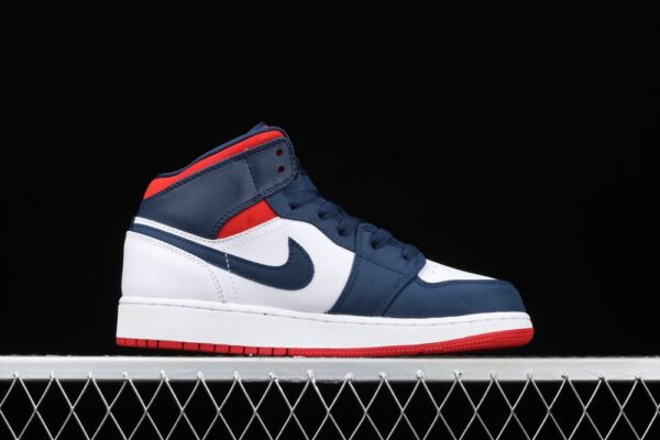 AJ 1 Mid GS USA Olympic BQ6931-104