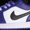 AJ 1 Low Court Purple White 553558-500