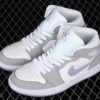 AJ 1 Mid Wolf Grey BQ6472-105 AJ 1 Mid Wolf Grey BQ6472-105