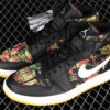 AJ 1 Mid Black Laser Orange 555112-003