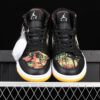 AJ 1 Mid Black Laser Orange 555112-003